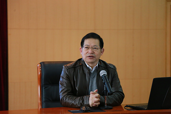 宣威市祯祥初中教师到民大附中参观交流,云南民族大学附属中学